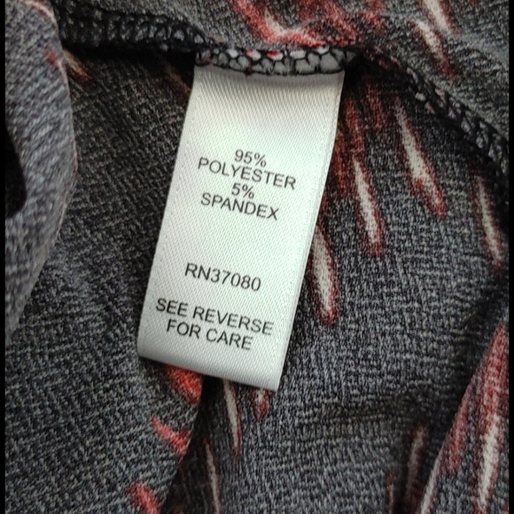 Cato Black Red Plaid Tunic Blouse - Picture 3 of 7